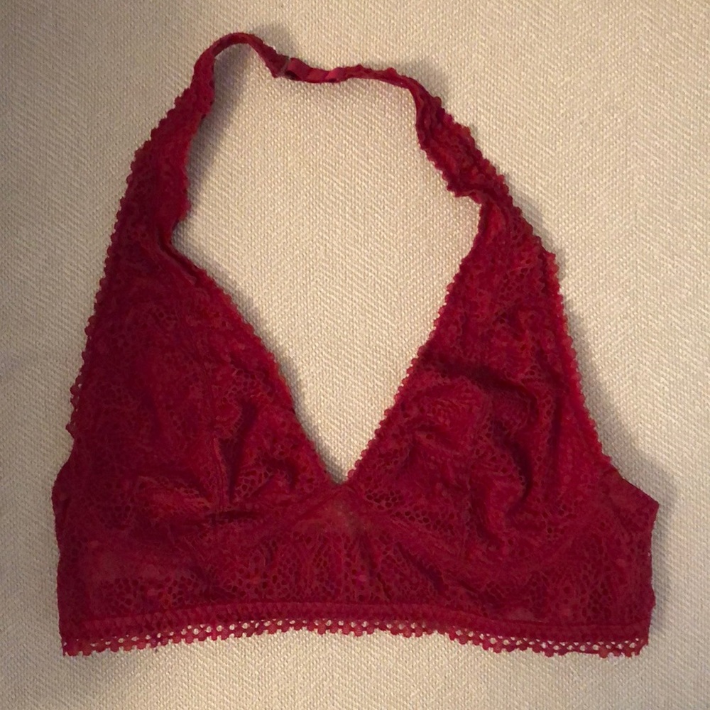 Victoria’s Secret Red Halter Bralette